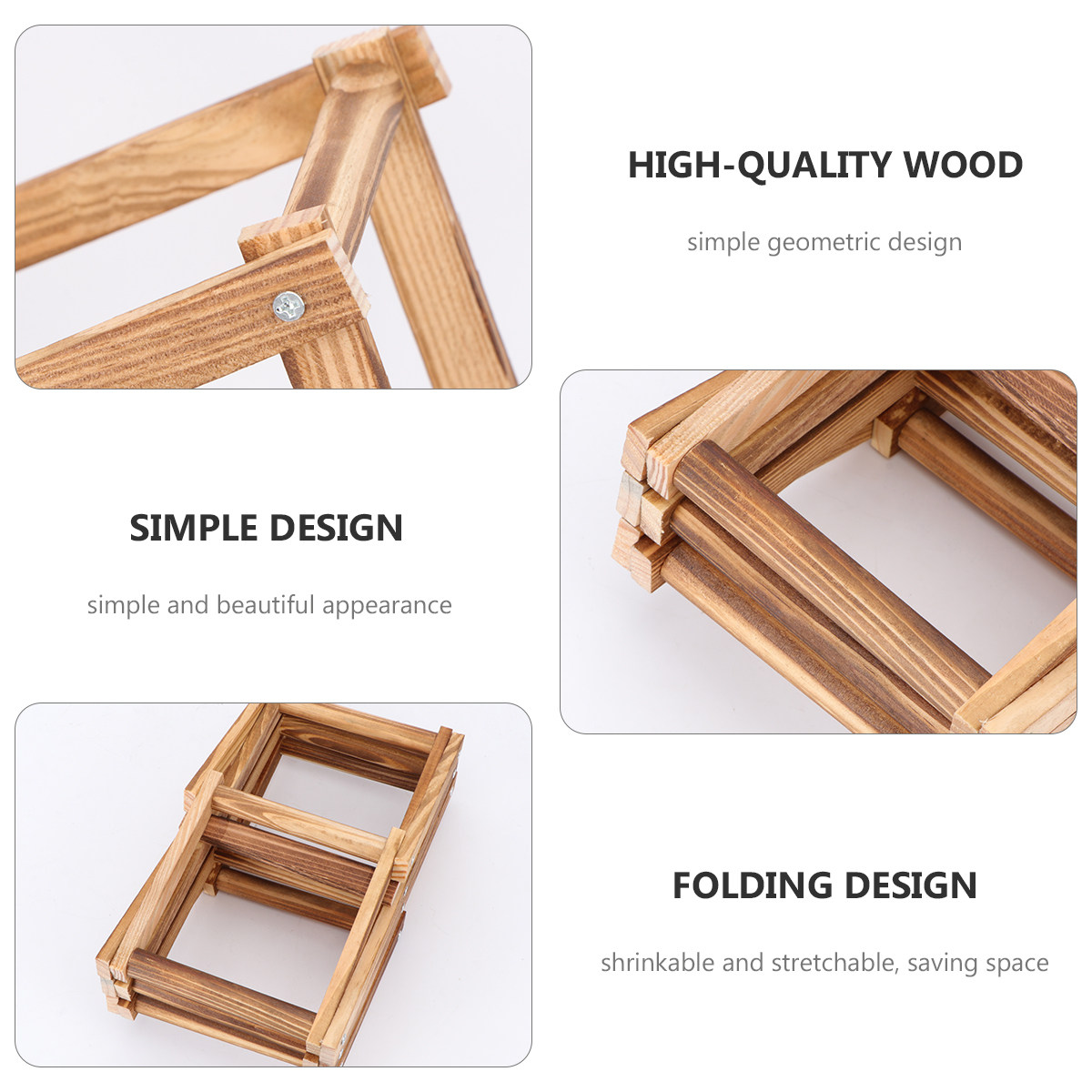 Home Bar Stand - 1 Pieza de Estante de Madera