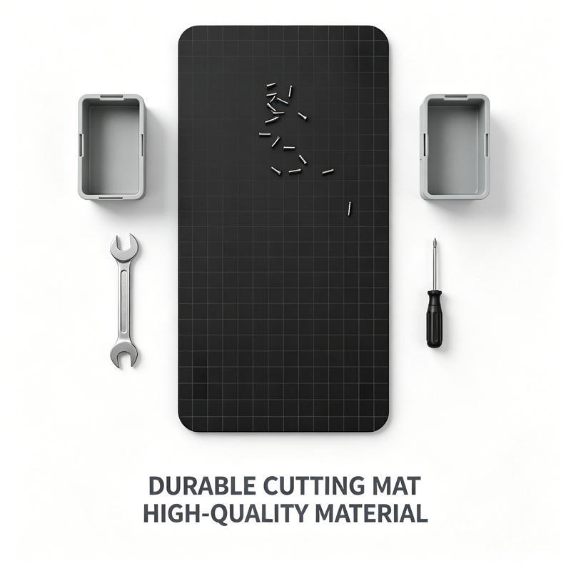 Bar Mat Rubber - Alfombrilla de Trabajo Magnética de Silicona,