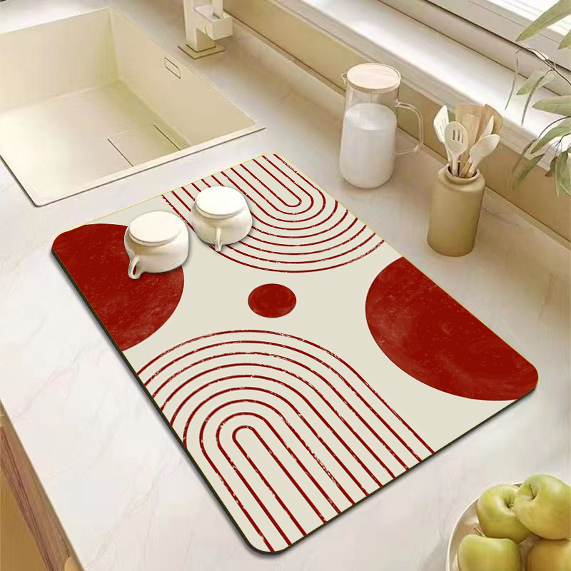 Bar Mat Rubber - Tapete Minimalista para Cocina con Diseño