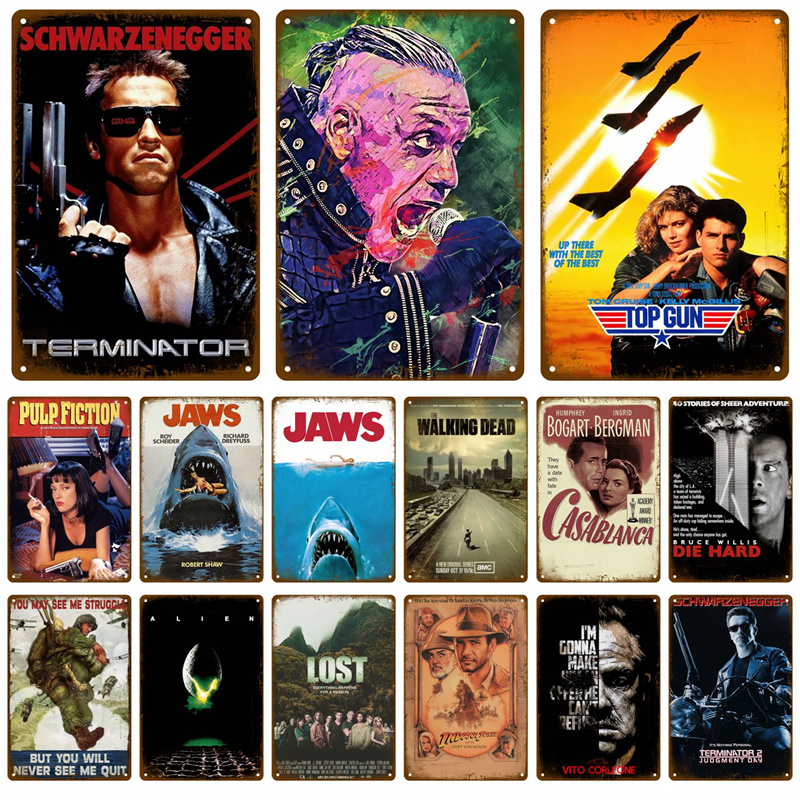 Home Bar And Theater - Letrero Metálico HD Vintage, Póster de