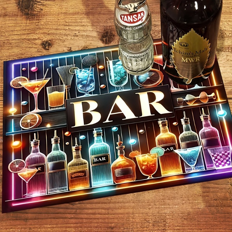 Bar Mat Rubber - Tapete de Secado de Tierra de