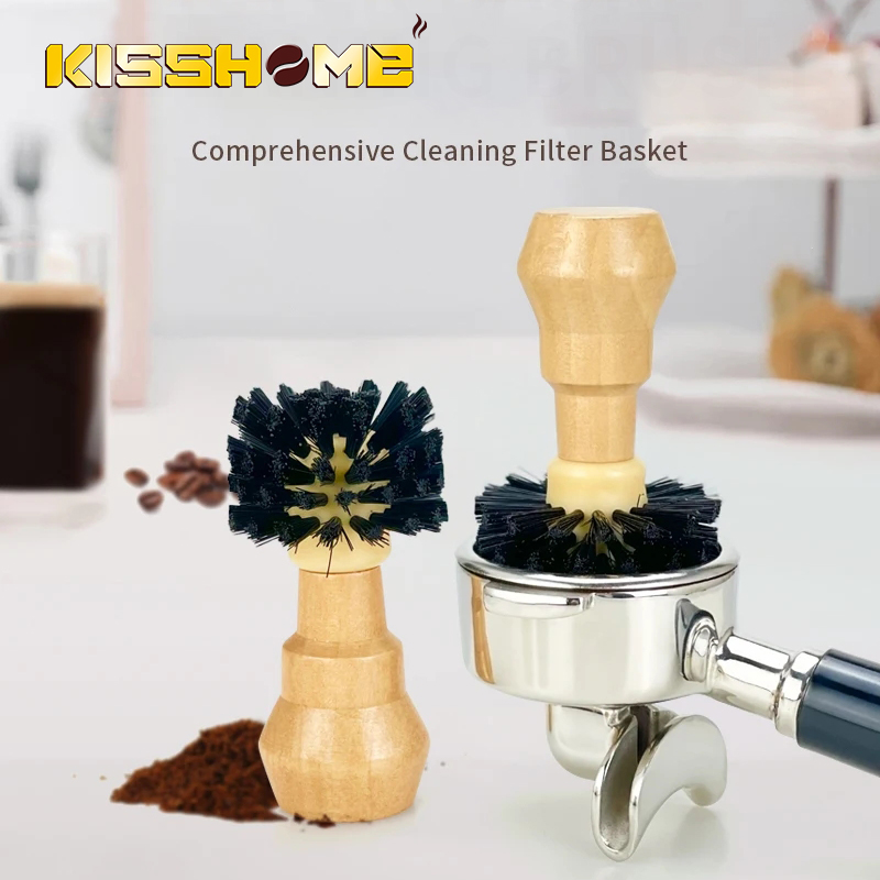 Home Bar Supplies - Limpiador de cepillos de café, cesta