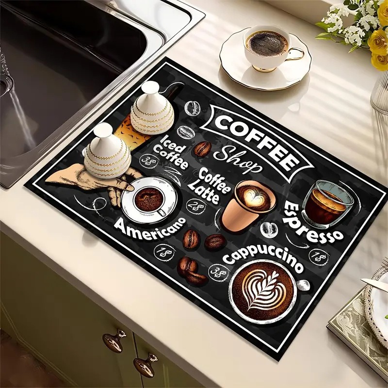 Tapete de Cocina con Estampado - Bar Mat Rubber reseña y precio