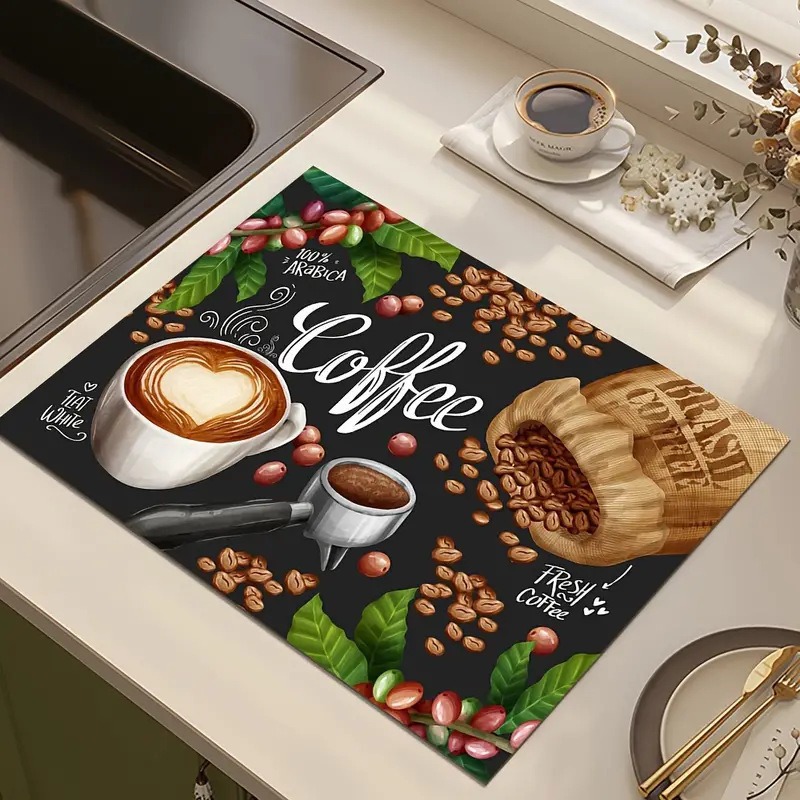 Tapete de Cocina con Estampado - Bar Mat Rubber reseña y precio