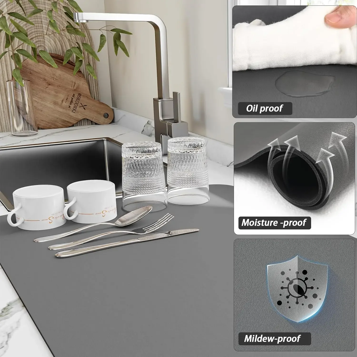 Accesorios de Cocina: Tapete A - Bar Mat Rubber reseña y precio