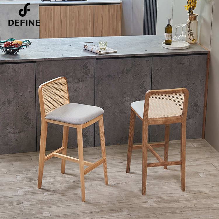Silla de Bar de Ratán Estadoun - Home Bar Stools reseña y precio