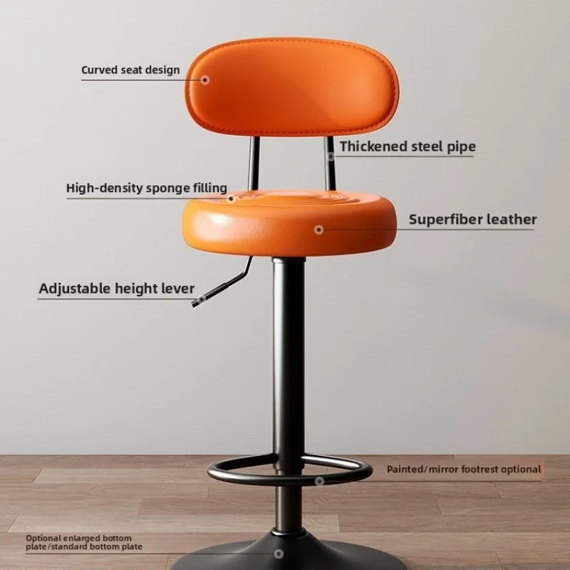 Silla de bar giratoria elevabl - Home Bar Stools reseña y precio