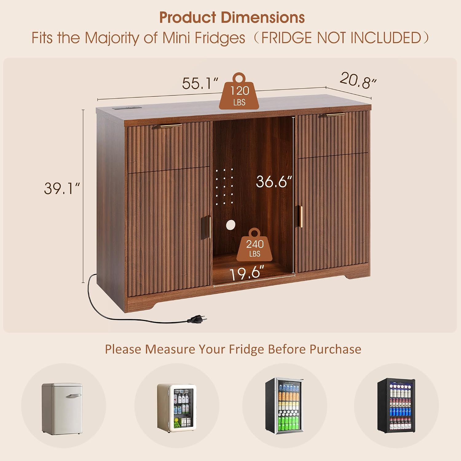 Mueble Bar de 55