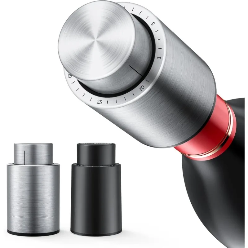 Tapones para botellas de vino, - Wine Preservation Pump reseña y precio