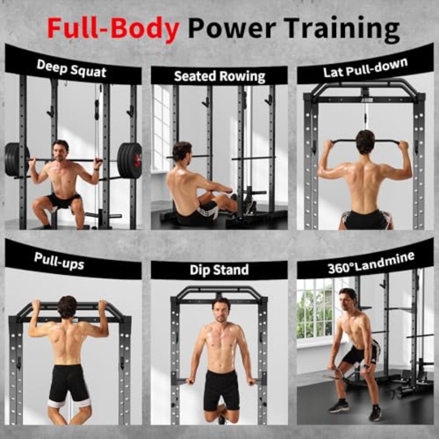Rack de potencia para gimnasio - Home Bar And Gym reseña y precio