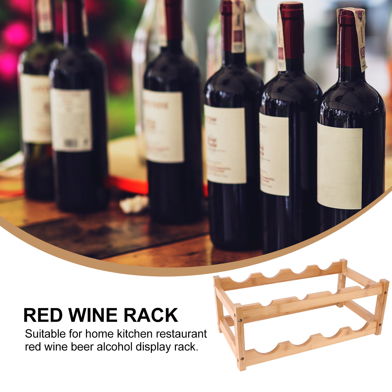 Elegante Soporte de Madera de  - Home Bar Stand reseña y precio