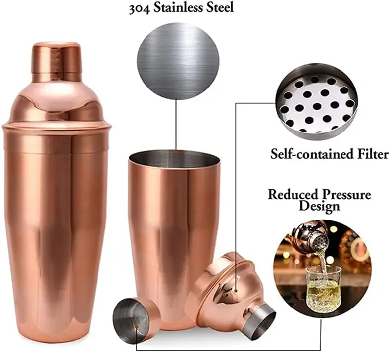 Kit de Barman de 12 Piezas, Ju - Boston Shaker Set reseña y precio