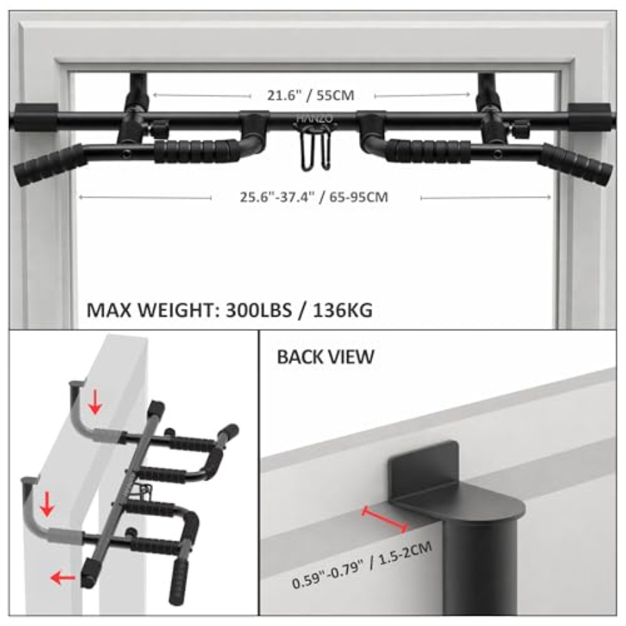 Barra de dominadas para puerta - Home Bar And Gym reseña y precio