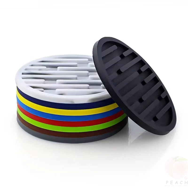 Posavasos de silicona de 10cm, - Bar Mat Rubber reseña y precio