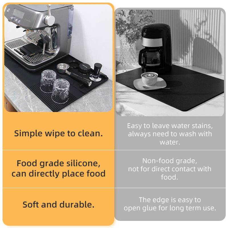 Estera de manipulación de café - Bar Mat Rubber reseña y precio