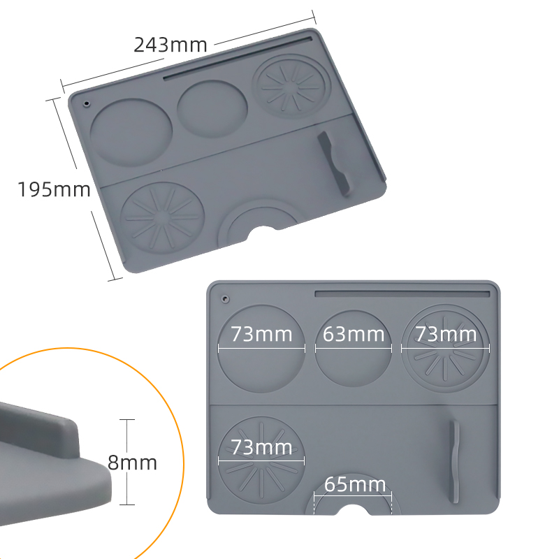 Estera de manipulación de café - Bar Mat Rubber reseña y precio