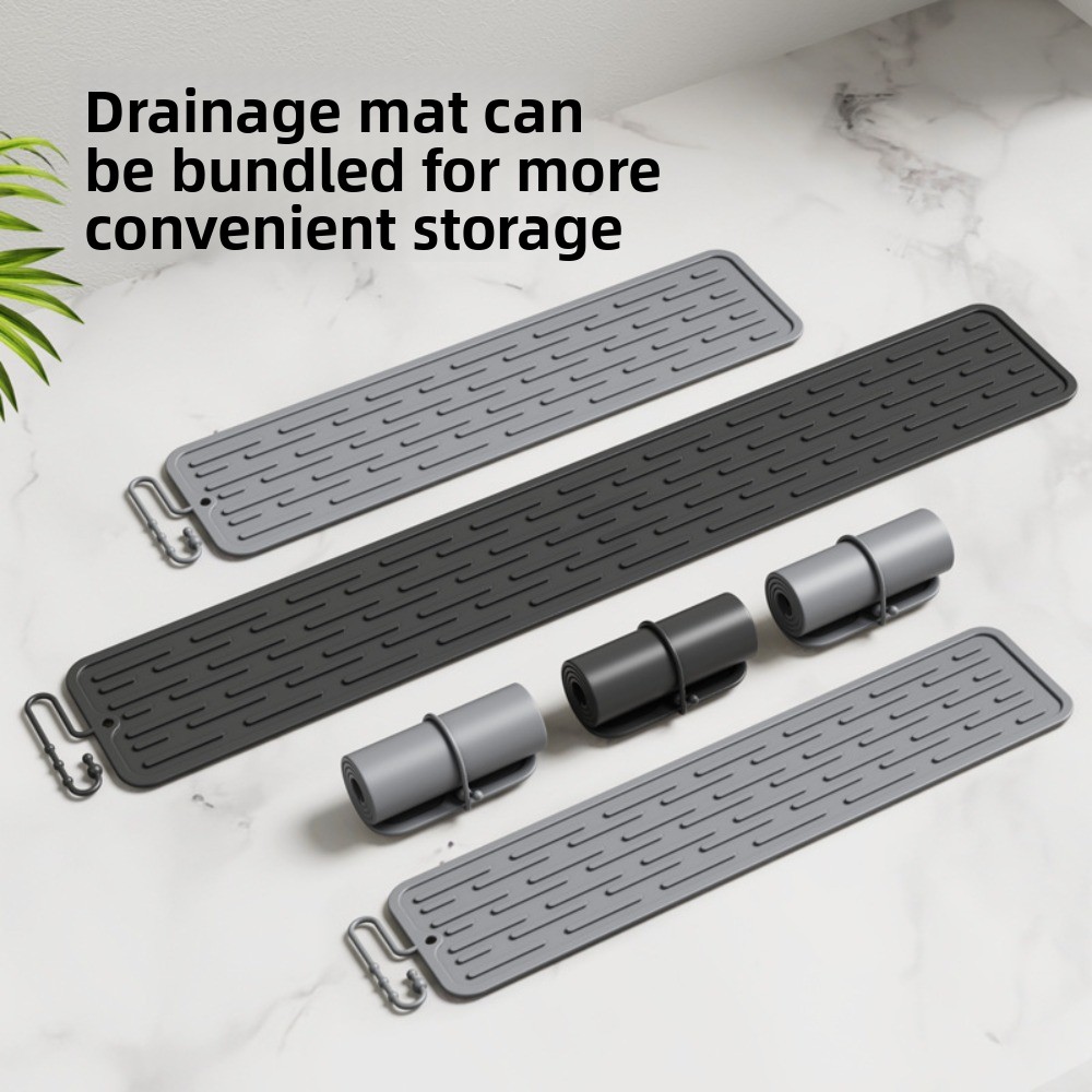 Estera de secado de silicona a - Bar Mat Rubber reseña y precio