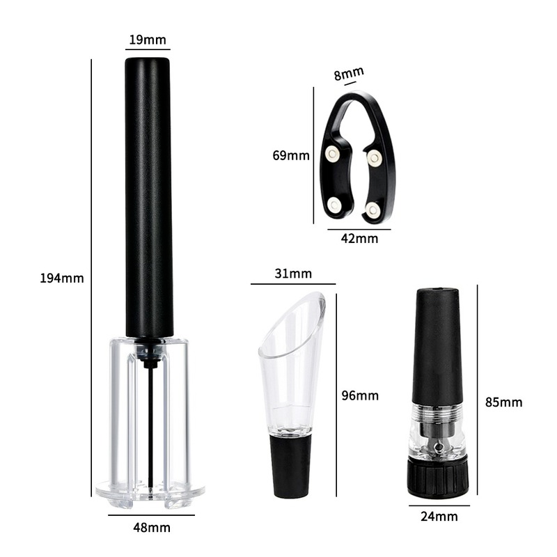 Bomba de aire abridor de botel - Wine Preservation Pump reseña y precio