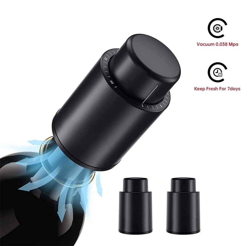 LMETJMA Tapones para botellas  - Wine Preservation Pump reseña y precio
